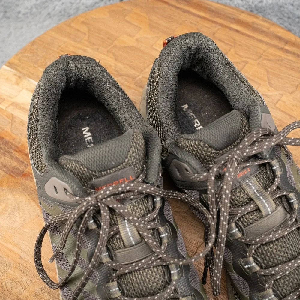 Merrell Nova 3 Gore-Tex Shoes Mens Size 12 Hiking Camping Outdoors Green